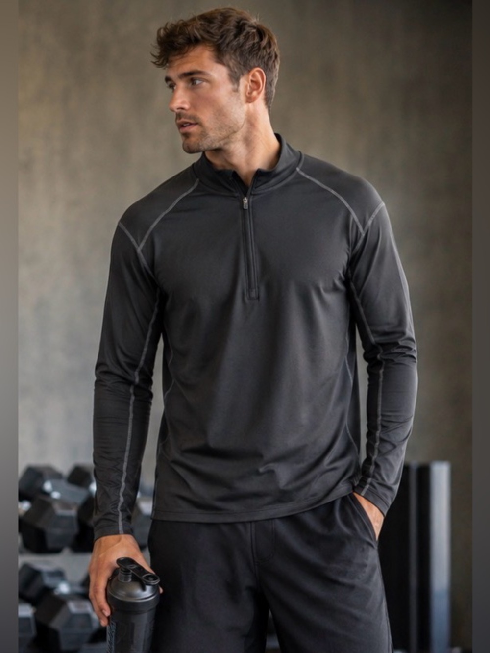 Layer 8 Qwick Dry Quarter Zip Pullover